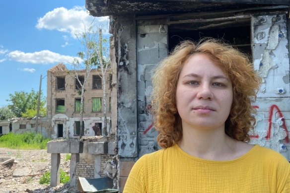 Kateryna Butko wants to see more support for residents of towns destroyed by Russian attacks.