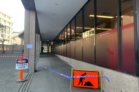 A Service NSW employee was stabbed in Sydney’s CBD on Friday morning. 