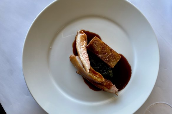 The preparation is meticulous, and it shows in La Bastide’s duck breast.