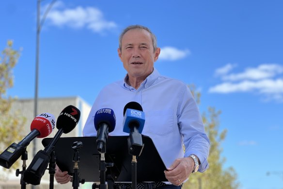WA Premier Roger Cook after election day.