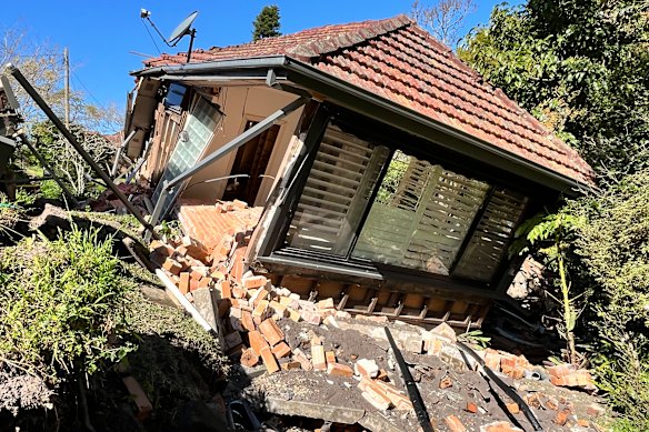 Sixteen homes were impacted by the New Lambton landslip in May 2025.