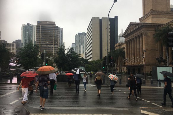 Grab your brolly … severe storms are forecast for Brisbane on Tuesday.