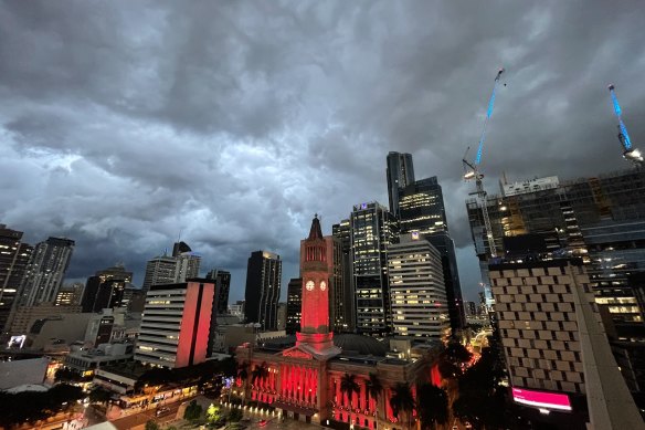 Storms are possible across the south-east this week.