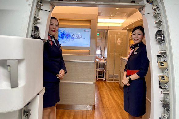 The crew is eager to please.