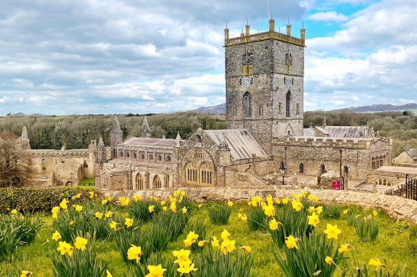 St Davids Cathedral in Wales.