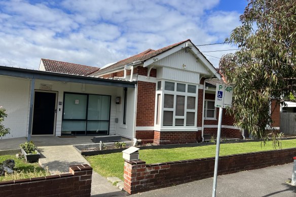 The site of Victoria’s second sobering-up centre house at 10 Mitchell Street, St Kilda, which is an existing health facility run by the Ngwala Willumbong Aboriginal Corporation.