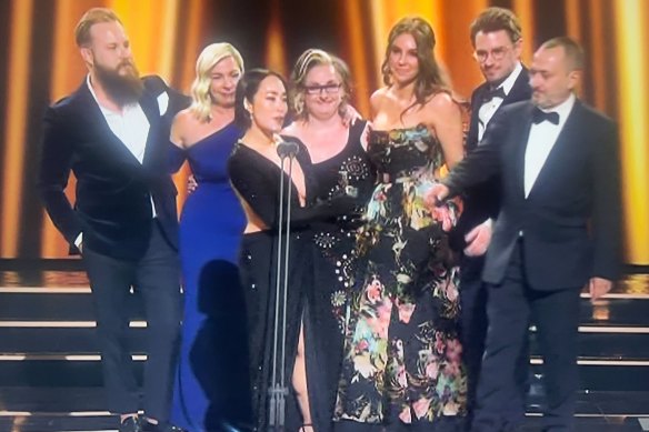 The Masterchef team accepts the Logie and pays tribute to Zonfrillo.