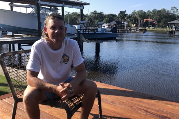 World No.3 Cameron Smith at home in Jacksonville before returning for the Australian summer of golf.