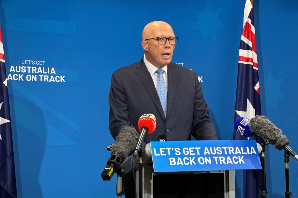 Peter Dutton launches the Coalition’s election campaign.