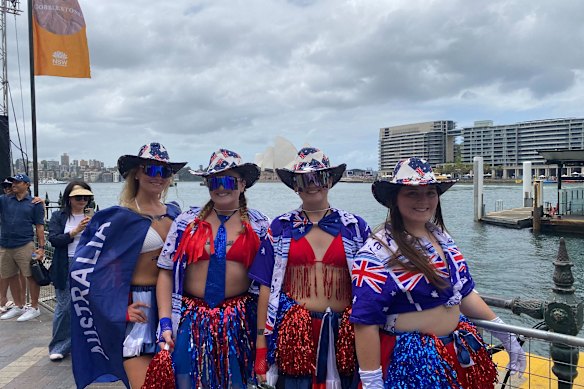 Newcastle sisters Shannon, Atlanta, Sheridan and Tennessee Knowles say they are very proud to be Australians.
