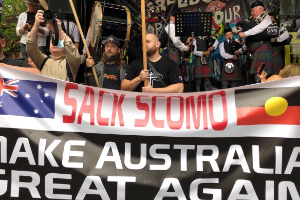 Sydney protesters on Saturday