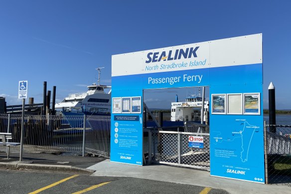 Site of the proposed Toondah Harbour development, described as the future gateway to North Stradbroke Island.