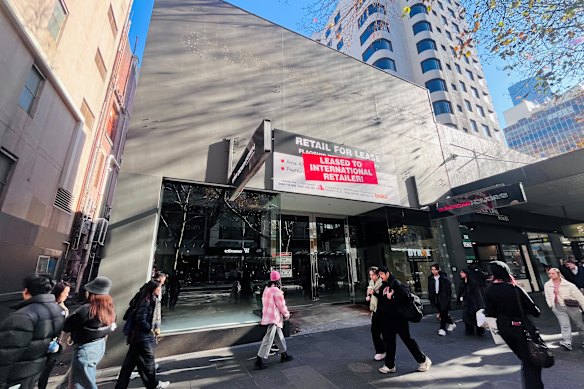 Minisaw, un détaillant chinois, organisera une boutique au 185 Swanston Street.