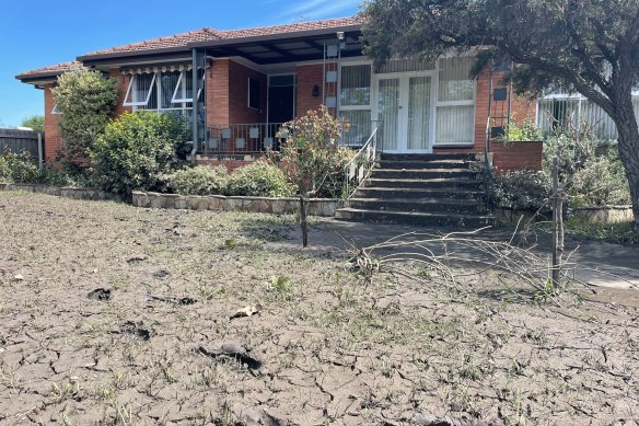 A home on Chifley Drive in Maribyrnong on Monday. 