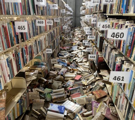 Brotherhood Books in Kensington lost 21,000 books when its warehouse flooded last October.