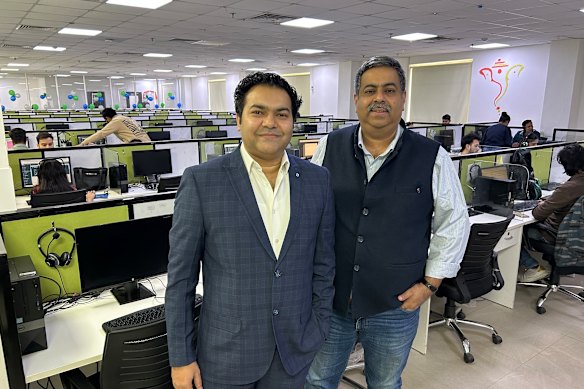 Sukanto Mitra (left) and Manoj Matai are founders of business services start-up Infoneoo.