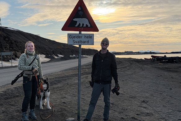 Elliot Constable in Norway in episode four of Race Around the World. 