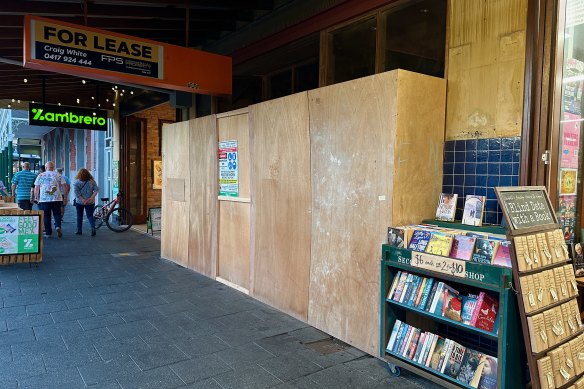 No chance: the small shops that were once a feature of Fremantle cannot compete against superstores.