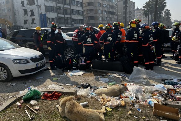 The Australian Disaster Assistance Response Team in Turkey.