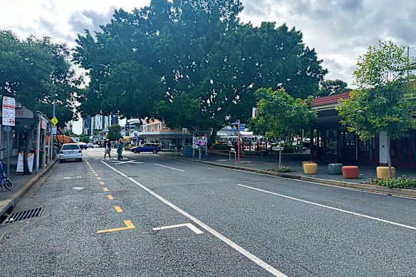 Boundary Street in West End, where renters constitute a significant proportion of voters. 