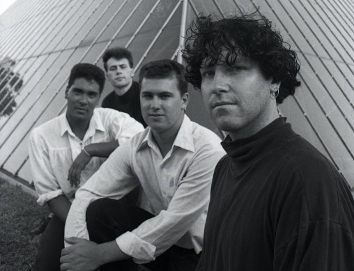 Greenhouse in 1991. From left: Glen Galloway, Johnny Helmer, Dean Linguey and Michael Robinson.