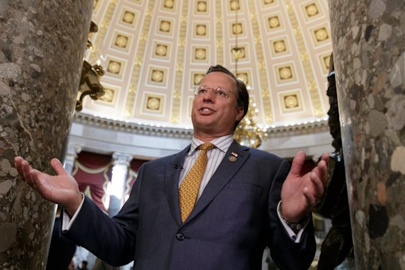Dave Brat durante il suo periodo come deputato repubblicano rappresentando la Virginia.