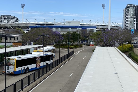 The Gabba train station will be finished in 2026, but the new bus station won’t be finished until 2030.