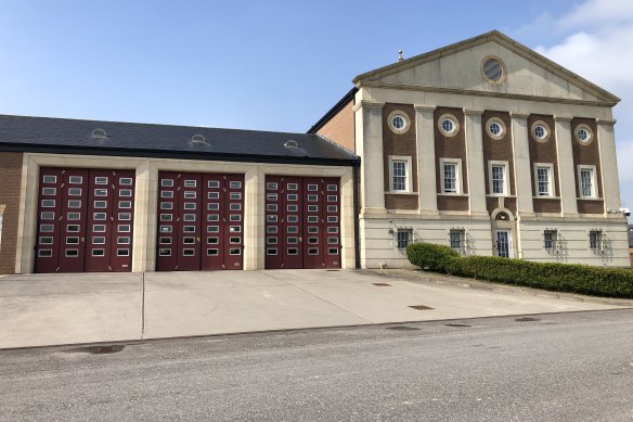 Poundury’s unfortunate fire station services the Dorchester region.