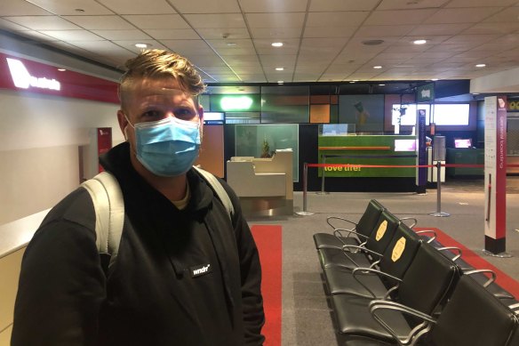 “I don’t have a job, I don’t have a house, I don’t have anything; I’m essentially homeless unless I go to Queensland,” Timothy Barritt said.