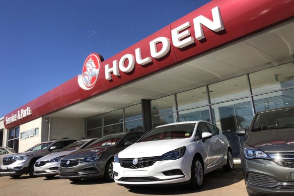 Holden sales have fallen since the closure of their local factories.