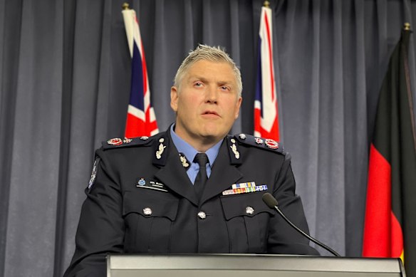 WA Police Commissioner Col Blanch.