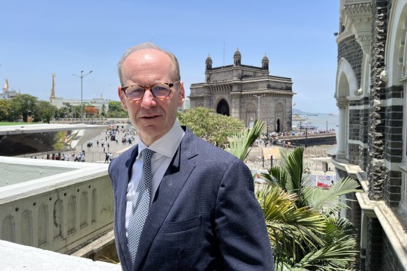 ANZ chief executive officer Shayne Elliott in Mumbai.