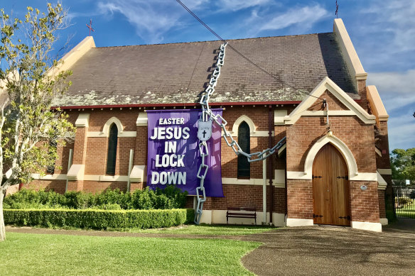 Nowra promotes the idea of Jesus being in lockdown for three days before he broke the chains of death.