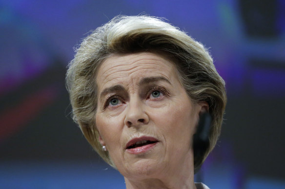 European Commission President Ursula von der Leyen expects Americans can come to Europe by northern summer. 