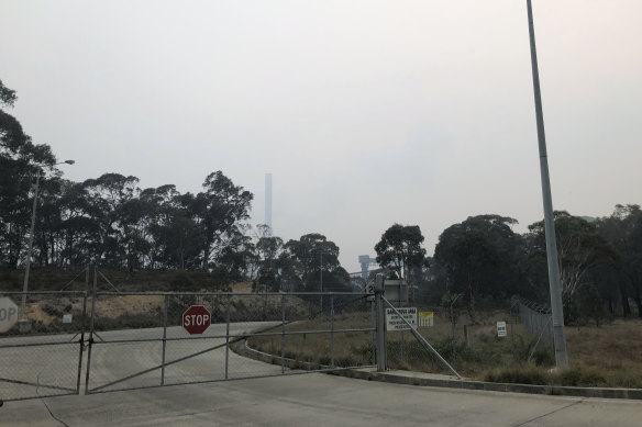 The Mount Piper Power Station on Monday afternoon.