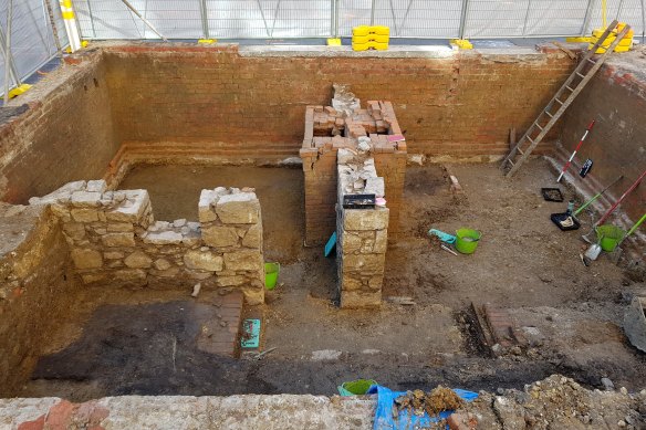 Digs at the Wesley Church area in 2017 found a preserved neighbourhood block metres below ground level. 