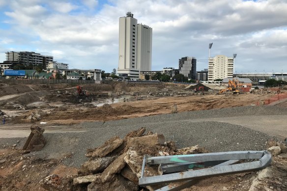 Cross River Rail's Woolloongabba site will be transformed. 