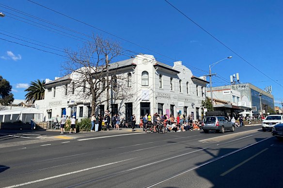The Peacock Hotel in Northcote.