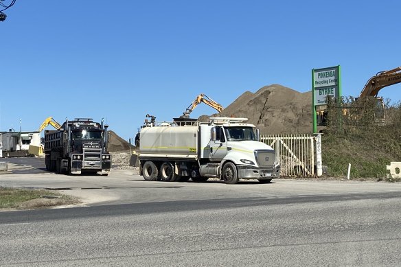 Roads leading to and and from the cruise terminal and poor and congested with heavy vehicles because of the types of industry in the area.