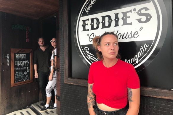 At Coolangatta, Eddie's Grubhouse manager Freya Frenzel says she had stood down 30 staff.
