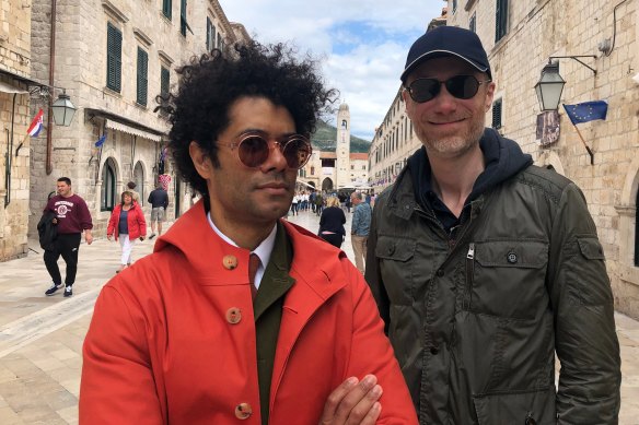 Travel Man starring Richard Ayoade, left, with guest Stephen Merchant.