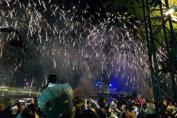 Brisbane’s crowd has erupted in cheers after it was announced the city has secured the 2032 Games.