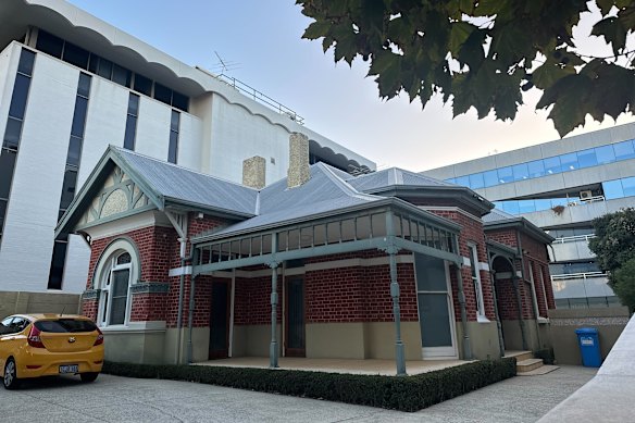 The home at 27 Outram Street in West Perth, which is expected to be cleared to make way for the development.