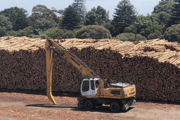 The Portland log pile is growing.