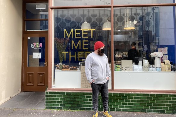 Paul Birthisel cedes control of his cafe to his daughters each Monday.