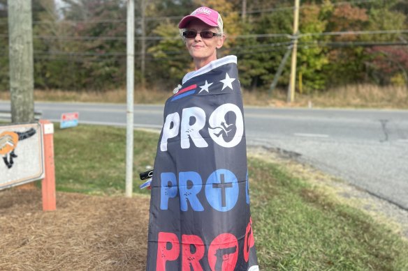 Patti Blanton, 60, supports Donald Trump in North Carolina.