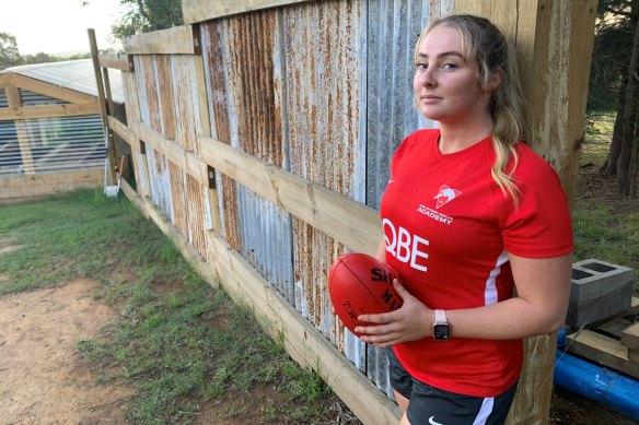 Kyah McBride was selected for the AFLW Summer Series.