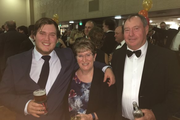 Adam Fitzpatrick with his parents Philippa and Peter. The Fitzpatricks feel they would never have found out the truth about Adam’s death if it was not for the family’s medical background.