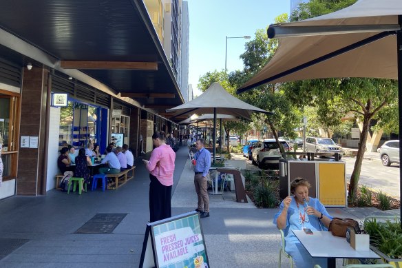 King Street, Bowen Hills, part of Lendlease’s $2.6 billion 15-year redevelopment of the unwanted sections of the original RNA site.