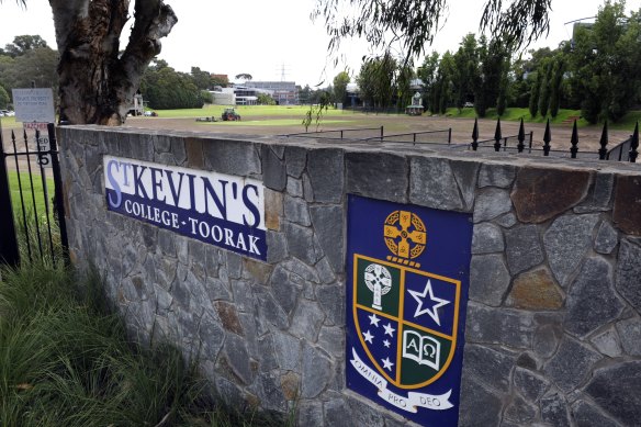 St Kevin's College in Toorak.